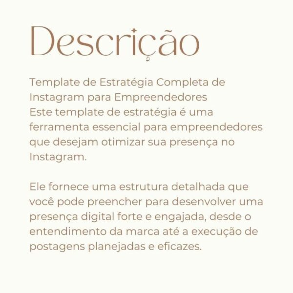 Template de Estratégia para o Instagram - Image 2