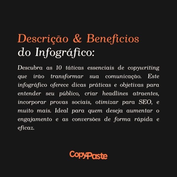 10 Táticas de Copywriting | Infográfico - Image 2