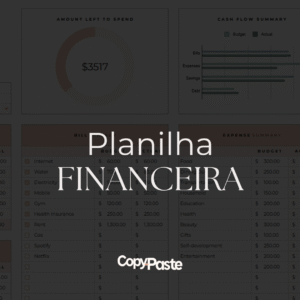 Planilha de orçamento mensal